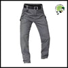 Pantalon Cargo Tactique Urbain Moderne - Gris / S - Pantalons résistants à l’eau et aux taches