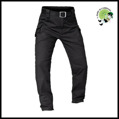 Pantalon Cargo Tactique Urbain Moderne - Noir / S - Pantalons résistants à l’eau et aux taches