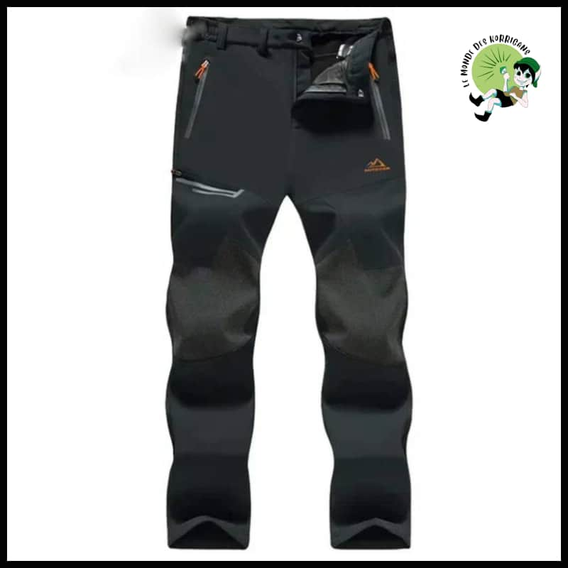 Pantalon de Randonnée Hivernal Imperméable - Noir / CN M (30) - Pantalons résistants à l’eau et aux taches