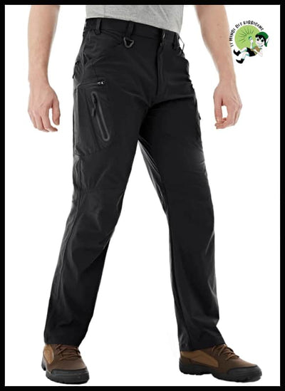 Pantalon de Randonnée Léger Été - CN 2XL (36) / Noir - Pantalons résistants à l’eau et aux taches