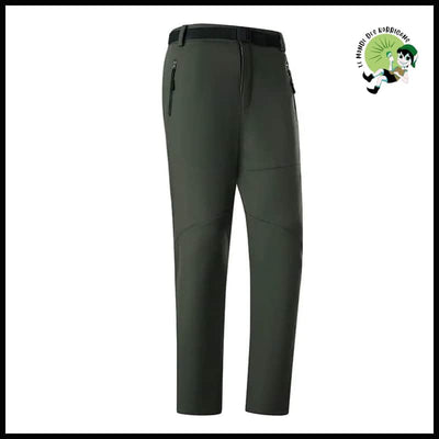 Pantalon Extérieur Femme Imperméable Chaud - L / Vert - Pantalons résistants à l’eau et aux taches