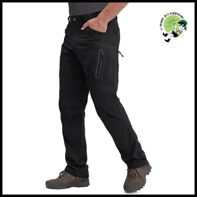 Pantalon Léger Été Hommes Activités Extérieures - Noir / CN 2XL (36) - Pantalons résistants à l’eau et aux taches