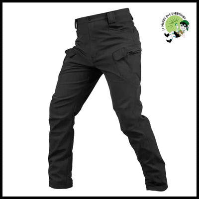 Pantalons Soft Shell Homme Chauds - Noir X7 / M - résistants à l’eau et aux taches