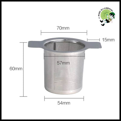 Passoire à thé en acier inoxydable - 03 - Thés et infusions biologiques relaxants