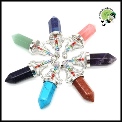 Pendentif en Pierres Naturelles pour Bijoux de Guérison - Pendules divinatoires