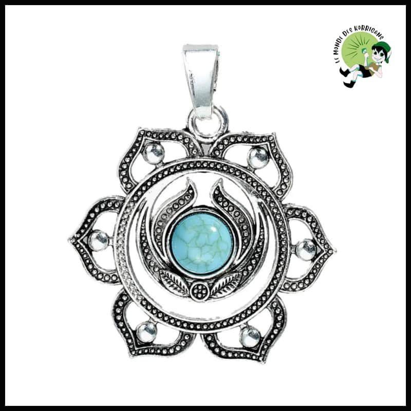 Pendentifs Chakra en alliage de zinc - Colliers avec pendentifs symboliques