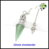 Pendule de guérison en cristal pour divination - Vert Aventurine / 1 PC - Pendules divinatoires