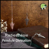 Pendule en Métal Spirale pour la Radiesthésie - Pendules divinatoires