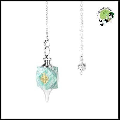 Pendule en Pierre Naturelle pour Divination et Guérison - Amazonite - Pendules divinatoires