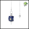 Pendule en Pierre Naturelle pour Divination et Guérison - Lapis - Pendules divinatoires