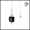 Pendule en Pierre Naturelle pour Divination et Guérison - Onyx Noir - Pendules divinatoires