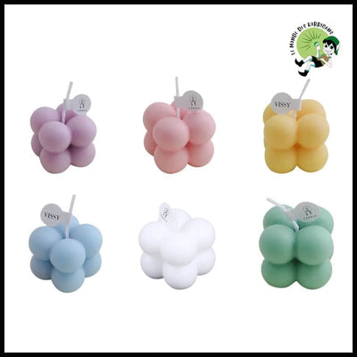 Petite Bougie Parfumée Mini Cube - Bougies rituelles à base de cire naturelle