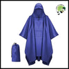 Poncho de pluie polyvalent portable - Bleu - Imperméables et KWAY