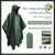 Poncho de pluie polyvalent portable