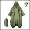 Poncho de pluie polyvalent portable - Vert-PVC - Imperméables et KWAY