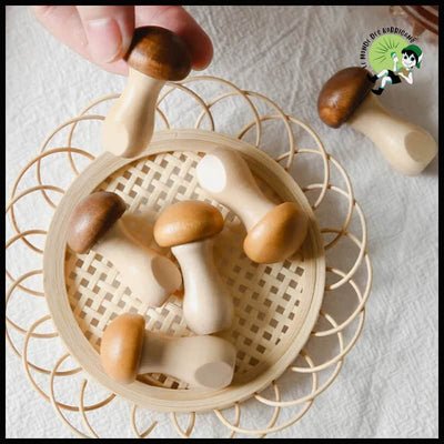 Porte-baguettes Mignon en Bois pour Champignons - A - Ustensiles de cuisine spécifiques aux champignons