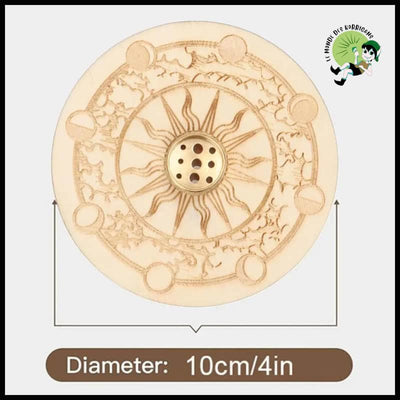 Porte-encens en bois naturel - C - artistiques et ésotériques