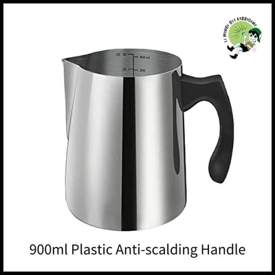 Pot de Coulée pour Bougies 32oz en Acier Inoxydable 304 - 900ml Poignée Plastique - rituelles à base cire naturelle