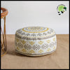 Pouf Marocain de Luxe en Coton - 1 - Coussins méditation avec motifs naturels