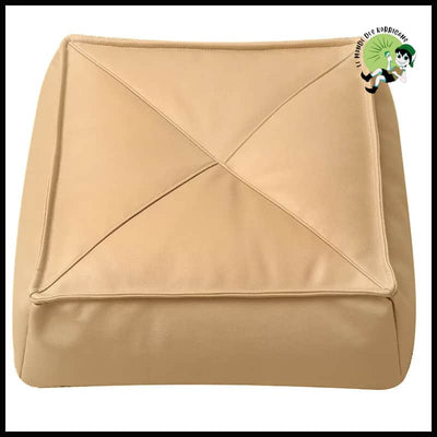 Pouf Ottoman Cuir Artificiel Japonais - 2 / 38 x38x14cm - Coussins de méditation avec motifs naturels