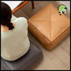 Pouf Ottoman Cuir Artificiel Japonais - Coussins de méditation avec motifs naturels