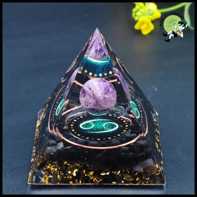 Pyramide Orgone des Douze Constellations - D03 - Kits d’initiation à la divination