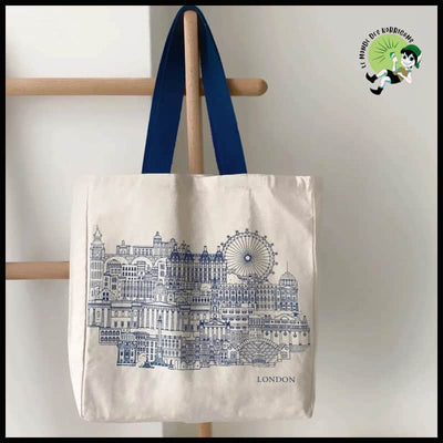 Sac à Bandoulière en Toile pour Femmes - Sacs toile organique avec des motifs de la nature