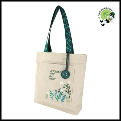 Sac à Bandoulière Floral Élégant - Sacs en toile organique avec des motifs de la nature