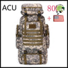 Sac à dos de montagne tactique militaire 80L/100L - ACU (80L) - avec motifs floraux et naturels