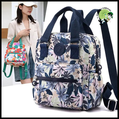 Sac à dos floral féminin - avec motifs floraux et naturels