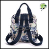 Sac à dos floral féminin - avec motifs floraux et naturels