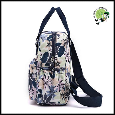 Sac à dos floral féminin - avec motifs floraux et naturels