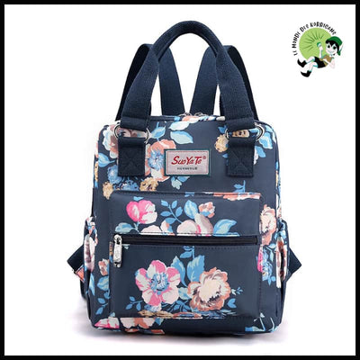 Sac à dos floral pour femmes - avec motifs floraux et naturels