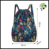 Sac à Dos pour Femmes Grande Capacité Léger - dos avec motifs floraux et naturels