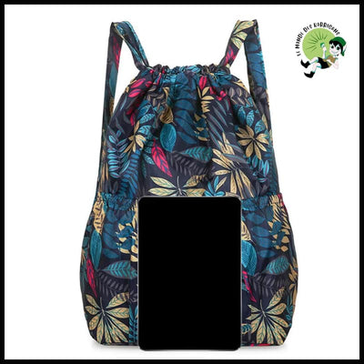 Sac à Dos pour Femmes Grande Capacité Léger - dos avec motifs floraux et naturels