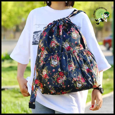 Sac à Dos pour Femmes Grande Capacité Léger - dos avec motifs floraux et naturels