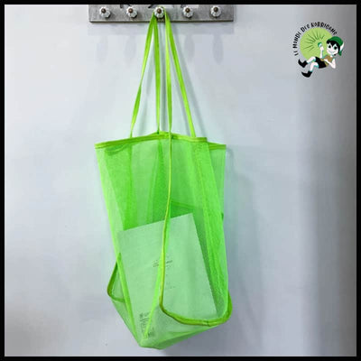 Sac de Rangement Filet Pliable - Vert - sac