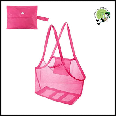 Sac de Rangement Polyvalent en Maille - Rose / 1PC - sac