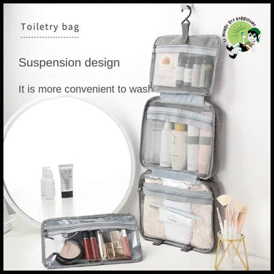 Sac de Toilette Pliable Imperméable pour Voyage - Trousses toilette écologiques