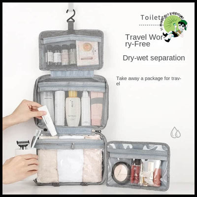 Sac de Toilette Pliable Imperméable pour Voyage - Trousses toilette écologiques