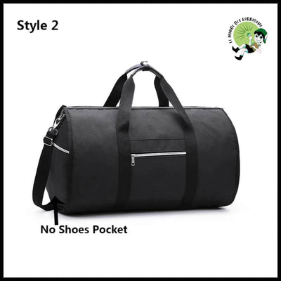 Sac de Voyage Business Homme - Noir - Sacs voyage en matériaux durables