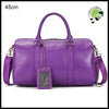 Sac de Voyage en Cuir - Violet (45cm) - Sacs voyage matériaux durables