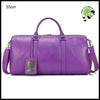 Sac de Voyage en Cuir - Violet (55cm - Sacs voyage matériaux durables