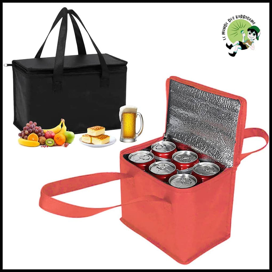 Sac Isotherme Portable Pliable pour Repas et Boissons