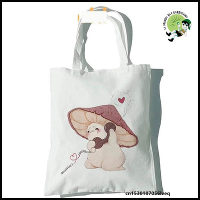 Sac Mignon Imprim Champignons - 2 - sac