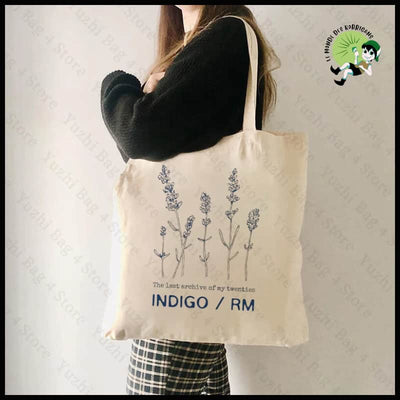 Sac Tote Bag Floral Fashion - Unique - Sacs en toile organique avec des motifs de la nature