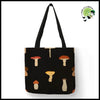 Sac Tote Écologique Champignons Colorés - Modèle 1 / M 35x35 CM - sac