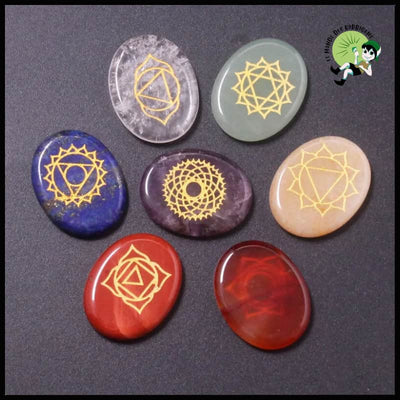 Set de Pierres Cristal Naturelles pour Guérison Reiki et Équilibrage des Chakras - Kits d’initiation à la divination