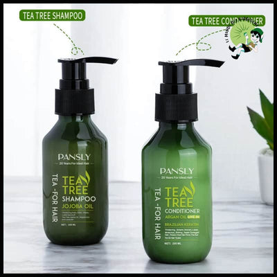 Shampooing et revitalisant 2 en 1 à l’huile d’arbre thé l’argan 200ml - Ensemble - Huiles essentielles