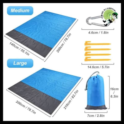 Tapis de Pique-nique et Matelas Camping Imperméable - Couvertures pique-nique naturelles